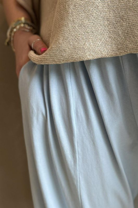 Jo Jo Quirky Classic Barrel Pant Baby Blue